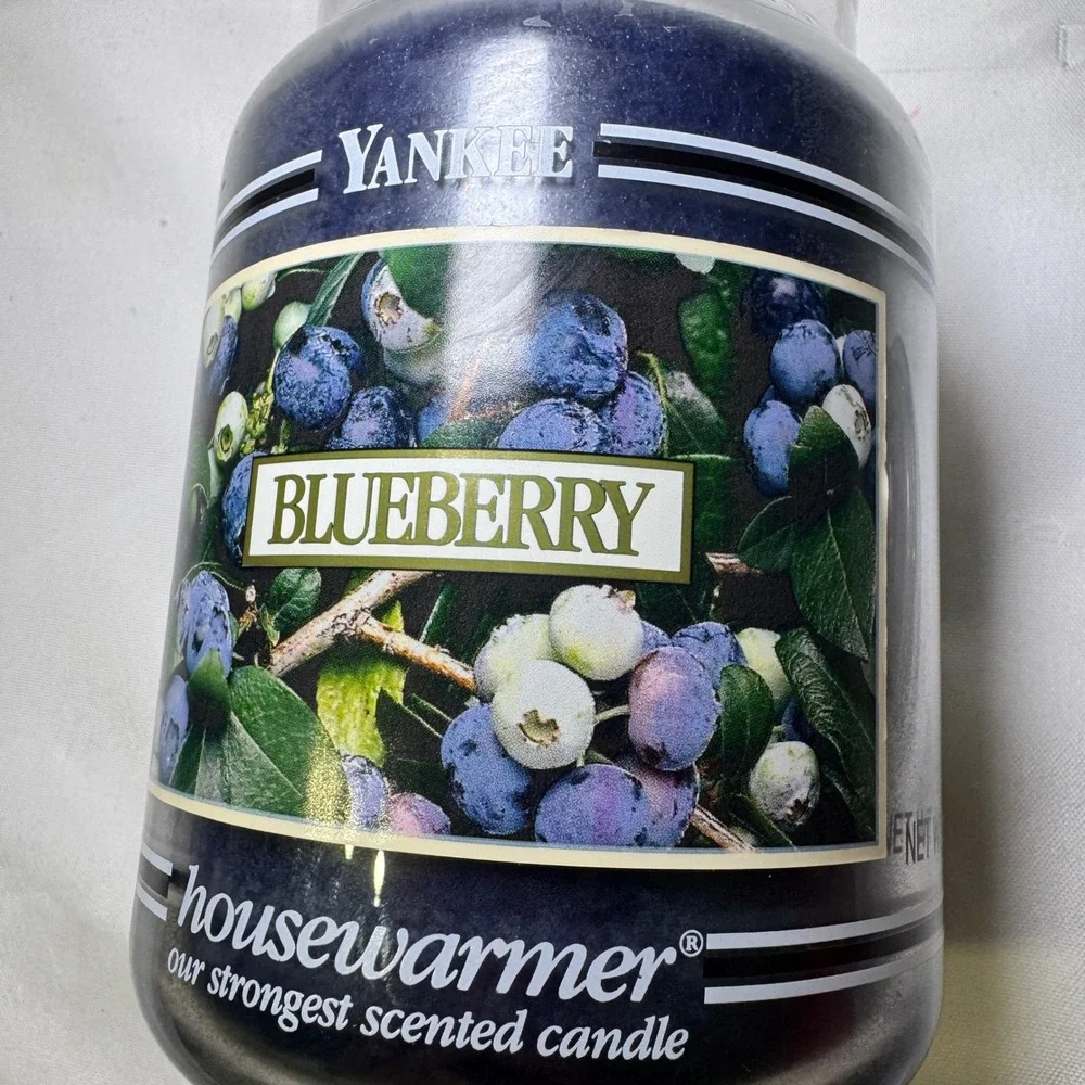 Yankee Candle Blueberry Housewarmer Vintage Retired Scent 22 oz Large Jar 11504